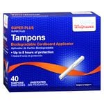 Walgreens Tampons, Super Plus