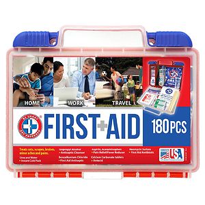 Be Smart Get Prepared First Aid Kit, 180 Pieces- 1 kit