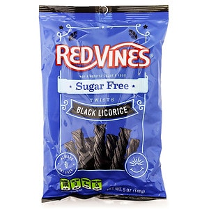 UPC 041364003429 product image for Red Vines Sugar Free Twists Bag, Black Licorice, 5 oz | upcitemdb.com