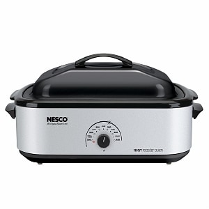 Nesco 18 Qt. 1425 Wt. Porcelain Cookwell, Silver- 1 ea