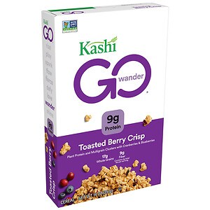 Kashi GoLean Crisp! Multigrain Cluster Cereal, Toasted Berry Crumble- 14 oz