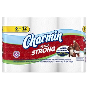 UPC 037000865032 product image for Charmin Ultra Strong Toilet Paper Double Rolls, 6 ea | upcitemdb.com