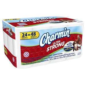 UPC 037000865148 product image for Charmin Ultra Strong Toilet Paper Double Rolls, 24 ea | upcitemdb.com