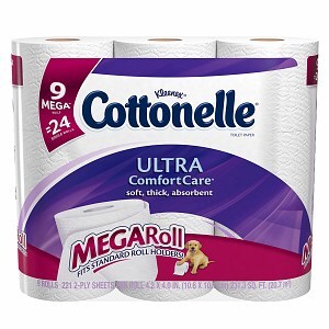 UPC 036000385854 product image for Cottonelle Ultra Comfort Care Mega Roll Toilet Paper, 9 ea | upcitemdb.com