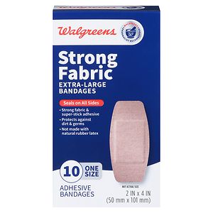 UPC 311917156989 product image for Walgreens Strong Strips Bandages, 10 ea | upcitemdb.com