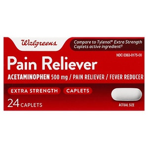 UPC 311917154336 product image for Walgreens Pain Reliever Extra Strength Caplets, 24 ea | upcitemdb.com