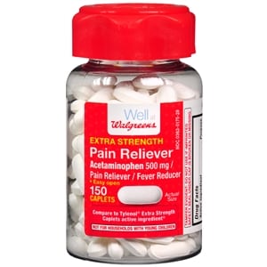 Walgreens Pain Reliever Extra Strength Caplets | Drugstore.com