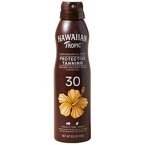 UPC 075486089658 product image for Hawaiian Tropic Dry Oil Clear Spray Sunscreen SPF 30, 6 oz | upcitemdb.com