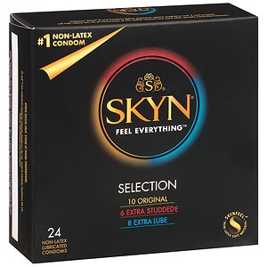 UPC 070907271247 product image for LifeStyles Skyn Selection Non-Latex Lubricated Condoms, 24 ea | upcitemdb.com