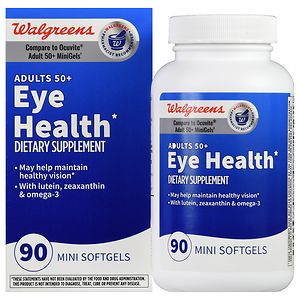 UPC 311917171739 product image for Walgreens Eye Health for Adults 50+, Softgels, 90 ea | upcitemdb.com