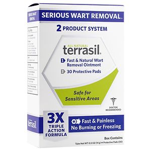 UPC 187451000633 product image for Terrasil Fast & Natural Wart Removal Ointment Plus 30 Protective Wart Pads, 1 ea | upcitemdb.com