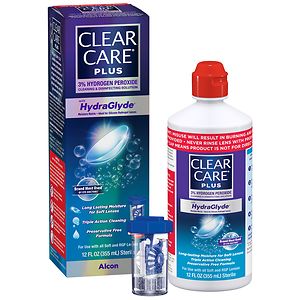 Clear Care Plus HydraGlyde Cleaning and Disinfecting Solutio