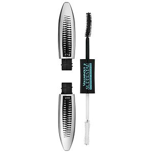 L'Oreal Paris Voluminous Superstar Mascara, Waterproof Black 625- .4 oz