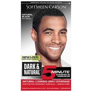 Dark and Natural 5 Minute Permanent Hair Color, Natural Black