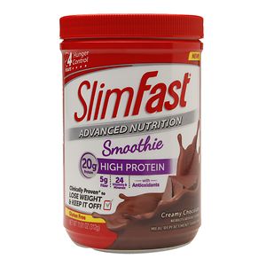 SlimFast Advanced Nutrition High Protein Smoothie, Creamy Chocolate, 11.01 oz