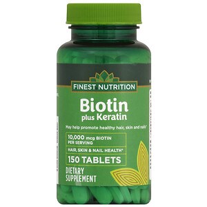 UPC 311917181349 product image for Finest Natural Biotin Plus Keratin, 150 ea | upcitemdb.com