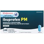 Walgreens Ibuprofen PM Caplets- 120 ea