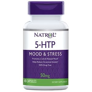 Natrol 5-HTP, 50mg, Capsules, 45 ea Natrol 5-HTP, 50mg, Capsules, 45 ea
