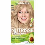 Garnier Nutrisse Level 3 Permanent Creme Haircolor, Macadamia 90
