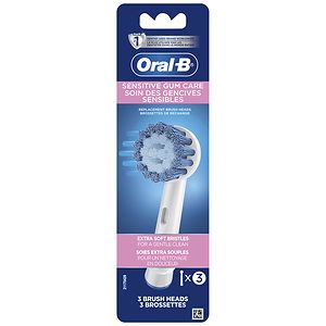 Oral-B Professional Care Sensitive Replacement Brushheads, 3 ea