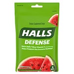 Halls Defense Vitamin C Supplement Drops, Watermelon- 30 ea