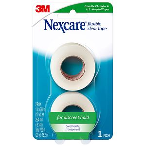 Nexcare Tape, Flexible Clear, 1