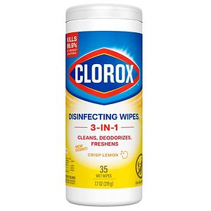 Clorox Disinfecting Wipes Canister, Citrus Blend- 35 ea