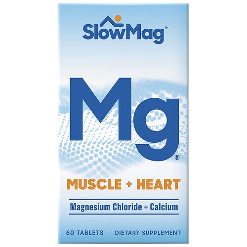 Slow-Mag Magnesium Chloride With Calcium, Tablets - 60 ea