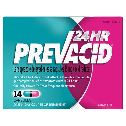 Buy Prevacid24HR Acid Reducer, Delayed Release Capsules & More 