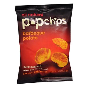 Popchips Popped Snack Chips, Barbeque, 24 x 0.8oz bags | drugstore.com