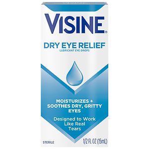 Visine Dry Eye Relief Lubricant Eye Drops, .5 fl oz