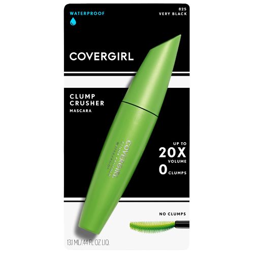 CoverGirl LashBlast Clump Crusher Mascara, Water Resistant, Very Black 825
