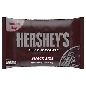 Hershey's Milk Chocolate Jumbo Snack Size | drugstore.com