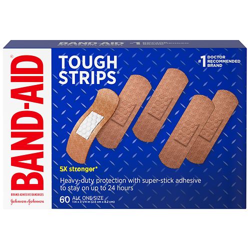 Band Aid Tough Strips Adhesive Bandages