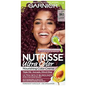 Garnier Nutrisse Permanent Haircolor, Burgundy, BR3 | drugstore.com