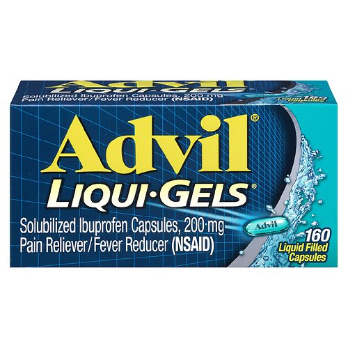 ON SALE Advil   Solubilized Ibuprofen Capsules, 200mg, Liquid Filled 